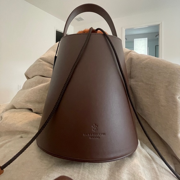 Lara Bellini Twist Brown Bag - Picture 2 of 4